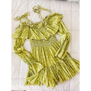 Skylar + Madison Lime Green Romper